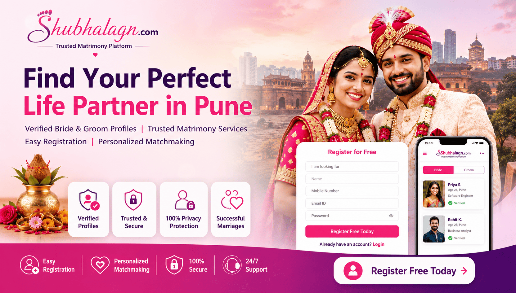 Shubhalagn Matrimony Website In Pune